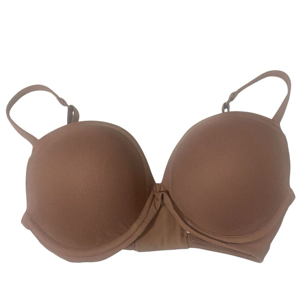 Le Mystere Infinite Possibilities Plunge Bra Convertible Fawn Size 32DDD/F
